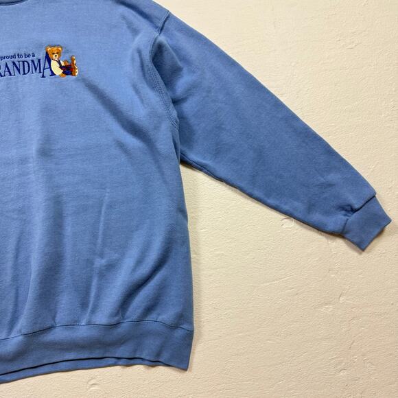Vintage 90s Bernie’s Glen Grandma Crewneck Embroidered Sweatshirt, Size XXL - Picture 3 of 8